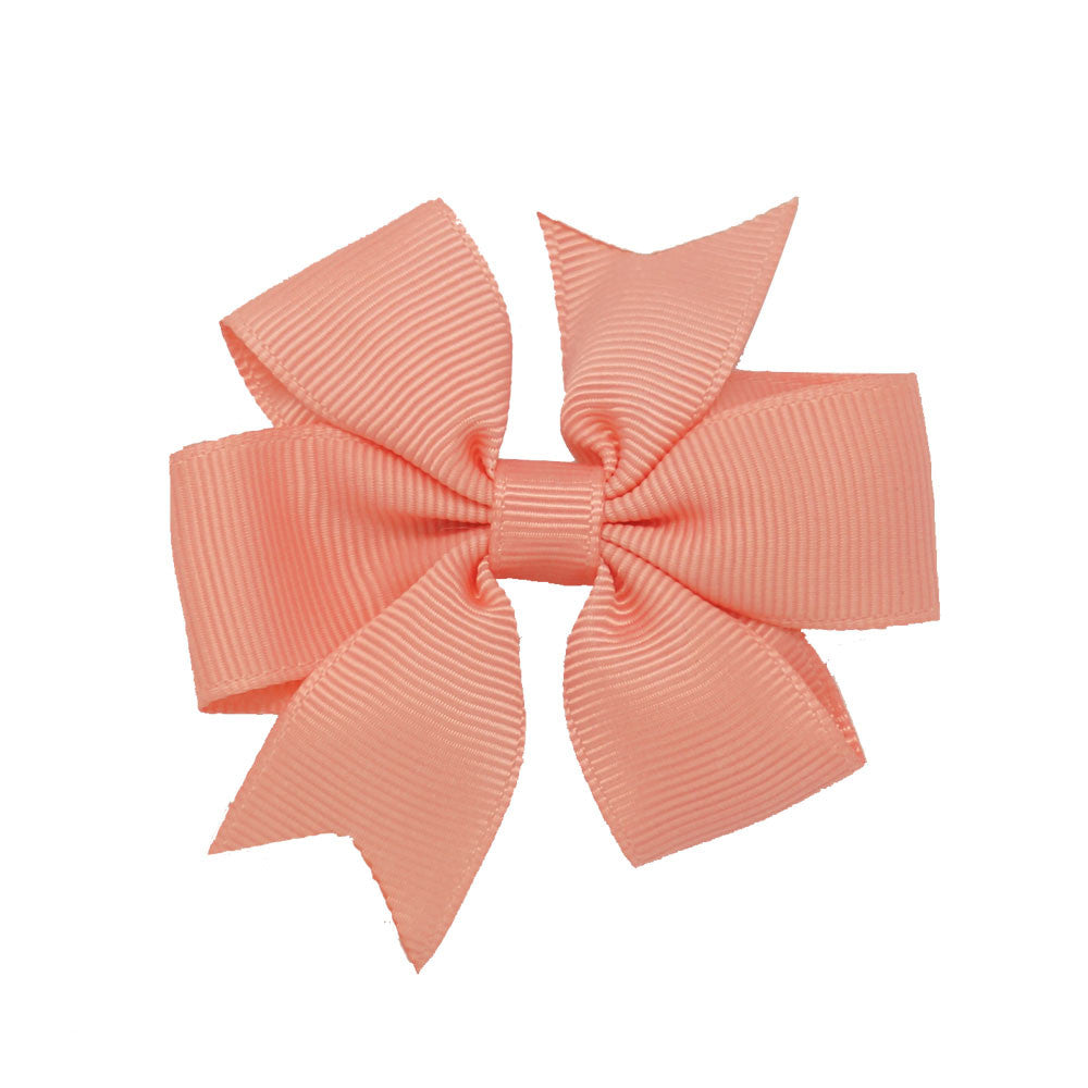 3" New Fashion High Quality Pinwheel Solid Hair Bow For Baby Girls Sweet Lovely Hairgrips - Shopy Max