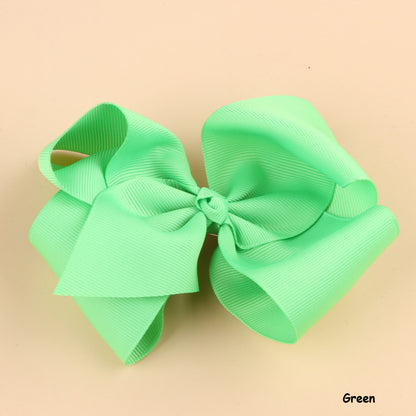 Cute Baby Grosgrain Ribbon Bow Hair Clip Pin Flower Baby Girl Headdress Accessories