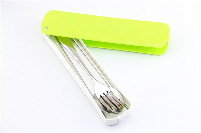 travel cutlery reused fork & spoon & chopsticks lunch box Companion tableware - Shopy Max