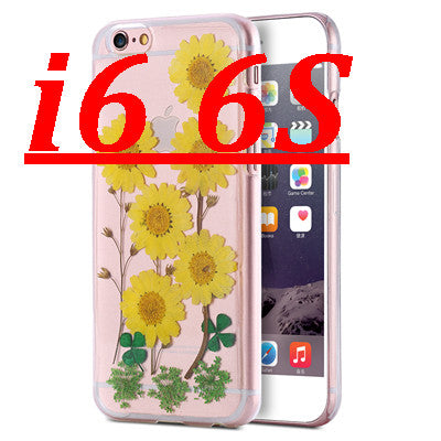 i6 /6s /Plus True Flower Stylish Clear Hard PC Case for iPhone 6 /6S for iPhone 6 Plus /6s Plus Real Flora Girl Romantic Cover - Shopy Max