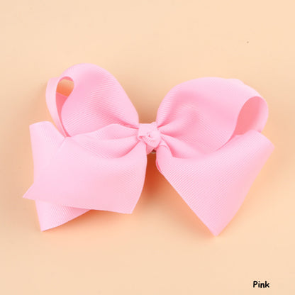 Cute Baby Grosgrain Ribbon Bow Hair Clip Pin Flower Baby Girl Headdress Accessories