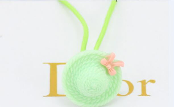 Hair accessories for children new arrival cap shape hair ring free shipping baby girl bow rubber band headwear wholesale