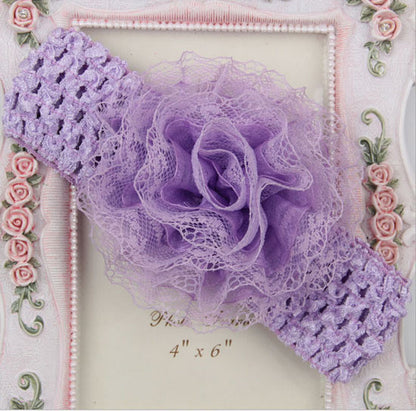 1PCS Newborn Baby Girl Headbands Infant Toddler Flower Cute Elastic Headband Headdress