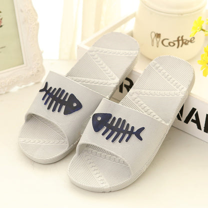 Lovers home Bathroom Home Slippers Summer Home Male Female Indoor Bath Slippers (pls select one size larger for home slippers)