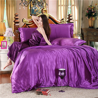 Cheap Luxury Bedding Sets Silk Quilt Duvet Cover Sets Full Queen King Size Bedding Sets Many Luxury Bedding Patterns.