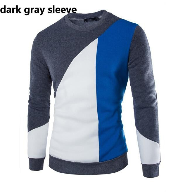 O-neck Long Sleeve Mens Sweater - Shopy Max