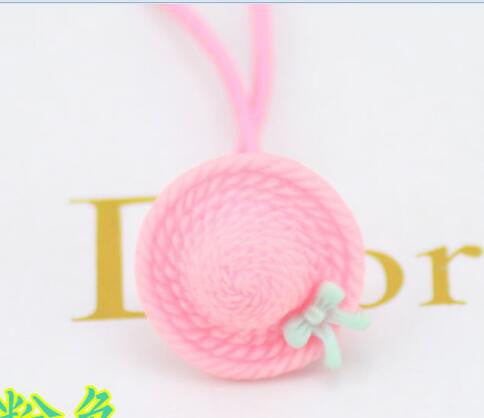 Hair accessories for children new arrival cap shape hair ring free shipping baby girl bow rubber band headwear wholesale