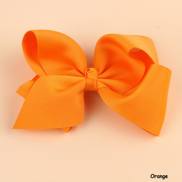 Cute Baby Grosgrain Ribbon Bow Hair Clip Pin Flower Baby Girl Headdress Accessories