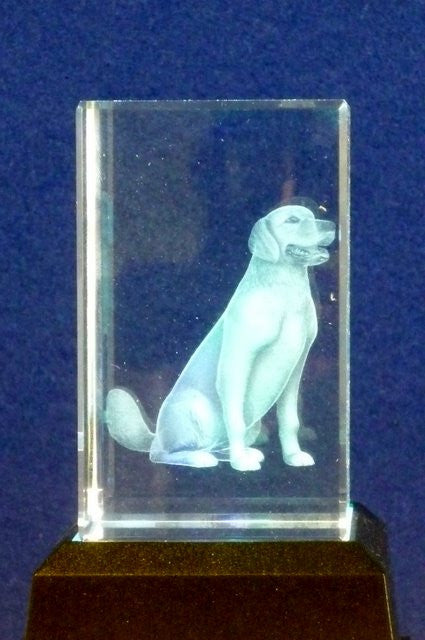 Laser Crystal Block - Dog - Shopy Max