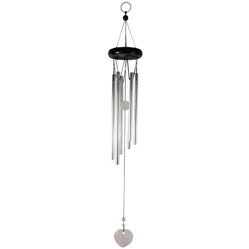 Gem Windchime - Rose Quartz - Heart - Shopy Max