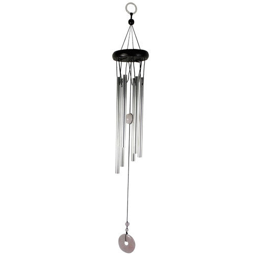 Gem Windchime - Rose Quartz - Holed Donut - Shopy Max