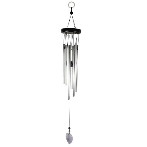 Gem Windchime - Amethyst - Heart - Shopy Max