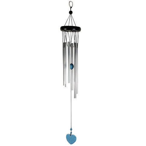 Gem Windchime - Turquoise - Heart - Shopy Max